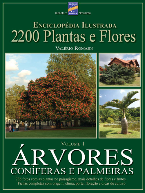 Livro - 2200 Plantas e Flores - Volume 1 - Ed. Europa