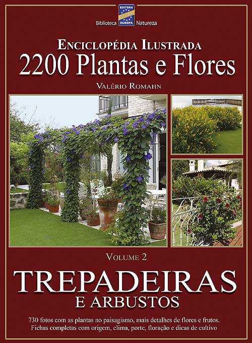 Livro - 2200 Plantas e Flores - Volume 2 - Ed. Europa