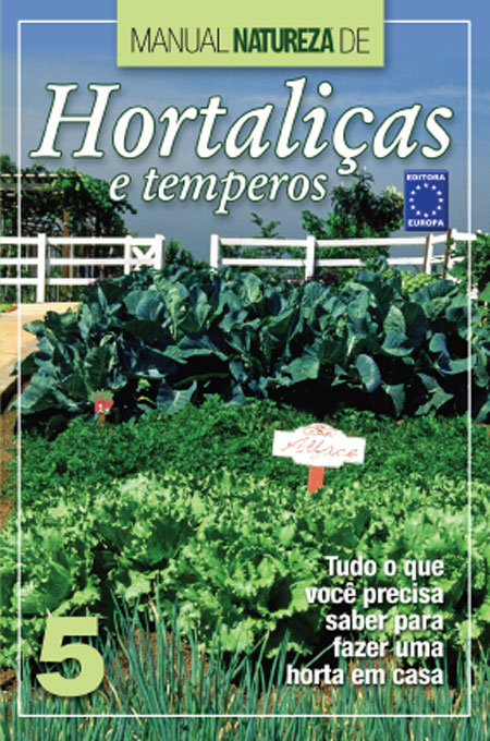 Livro - Manual Natureza de Hortaliças e Temperos