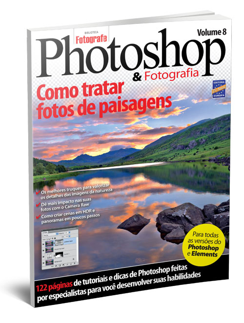 Livro - Photoshop & Fotografia Volume 8: Como tratar fotos de paisagens