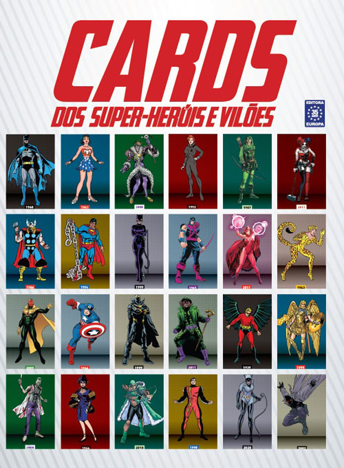 Cards dos Super-Heróis e Vilões