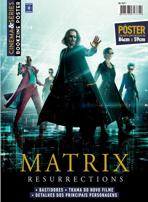 Bookzine Cinema e Séries Pôster Gigante - Matrix Resurrections