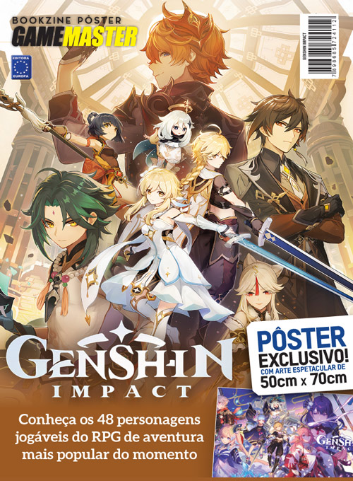 Bookzine Pôster GameMaster - Genshin Impact (Sem dobras)