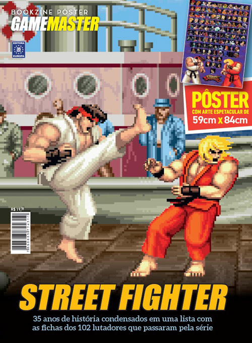 Bookzine Pôster GameMaster - Street Fighter (Sem dobras)