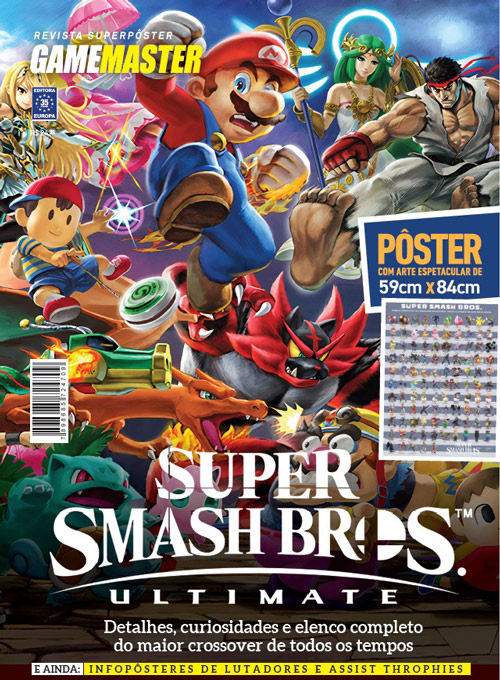 Bookzine Pôster GameMaster - Super Smash Bros Ultimate (Sem dobras)