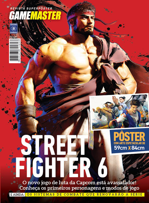Bookzine Pôster GameMaster - Street Fighter 6 (Sem dobras)