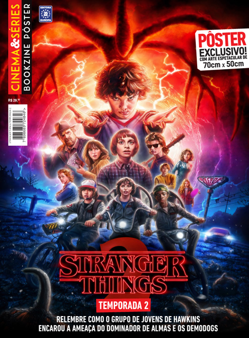 Bookzine Cinema e Séries Pôster Gigante - Stranger Things 2 (Sem dobras)