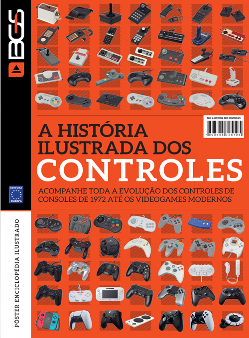 Pôster Enciclopédia Ilustrada - A História Ilustrada dos Controles (Sem dobras)