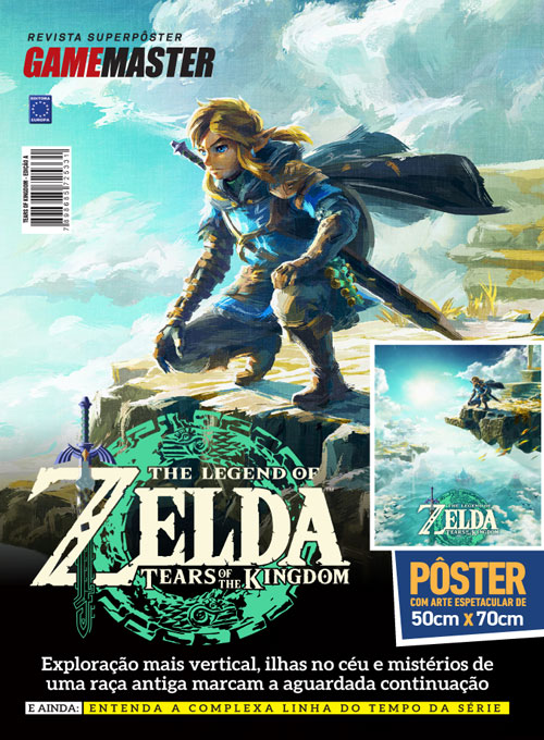 Zelda: Tears Of The Kingdom - Arte A - Pôster Gigante (Sem dobras)