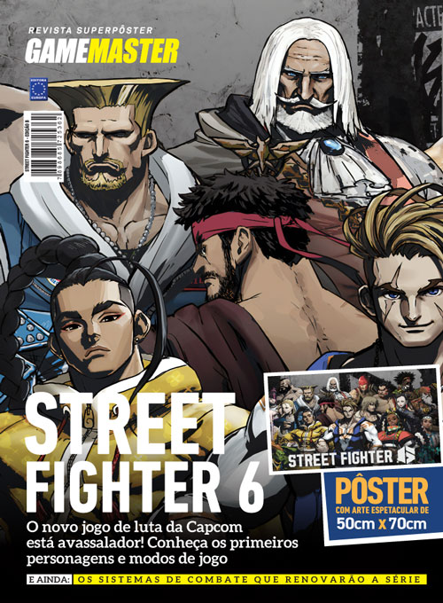 Bookzine Pôster GameMaster - Street Fighter 6 Arte B (Sem dobras)