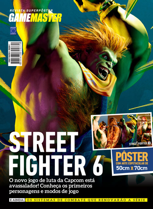 Bookzine Pôster GameMaster - Street Fighter 6 Arte C (Sem dobras)