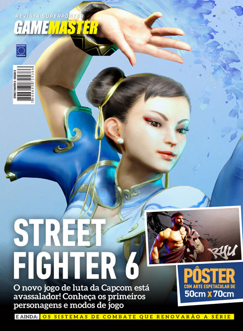 Bookzine Pôster GameMaster - Street Fighter 6 Arte D (Sem dobras)