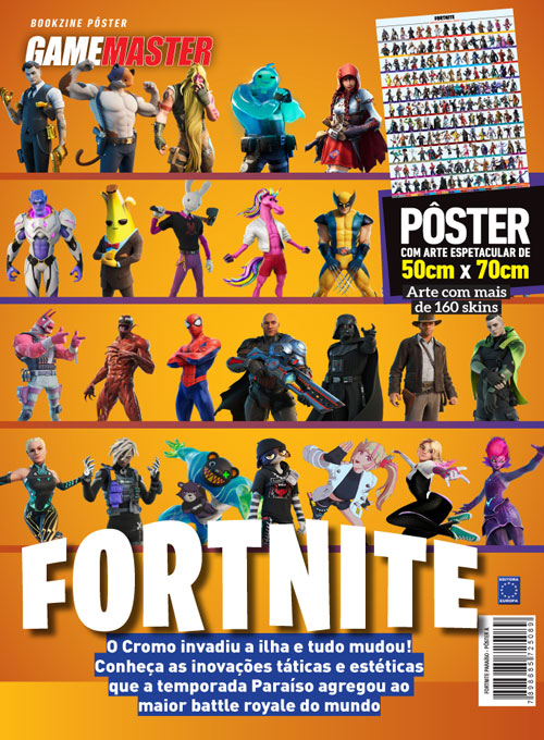 Bookzine Pôster GameMaster - Fortnite Paraíso Arte A (Sem dobras)