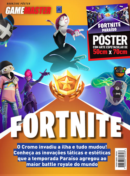 Bookzine Pôster GameMaster - Fortnite Paraíso Arte C