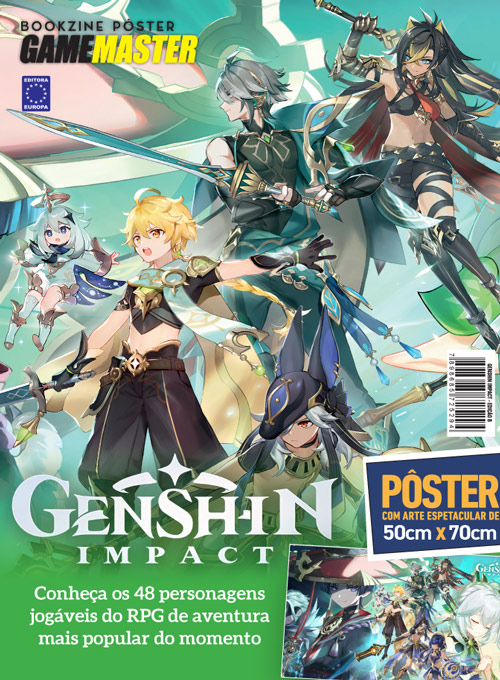 Bookzine Pôster GameMaster - Genshin Impact Arte B