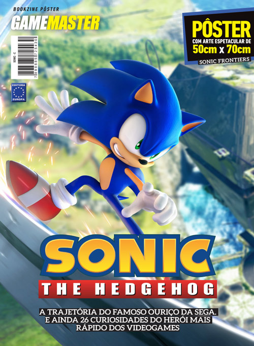 Bookzine Pôster GameMaster - Sonic The Hedgehog Arte C (Sem dobras)