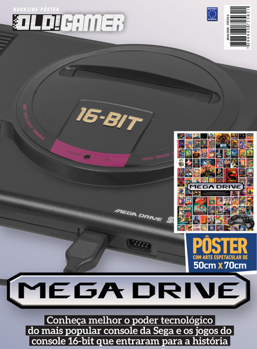 Bookzine Postêr OLD!Gamer - Mega Drive - Capinhas (Sem dobras)