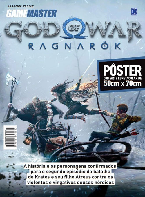Bookzine Pôster GameMaster - God of War Ragnarok Arte C (Sem dobras)