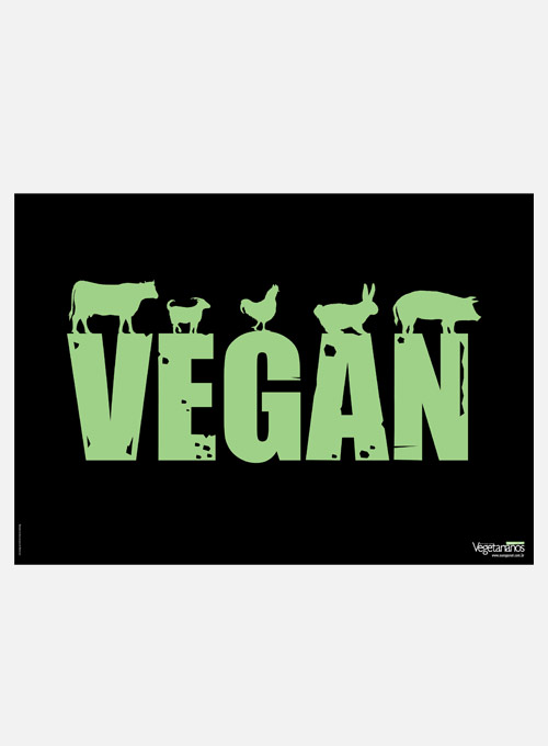 Superpôster Vegetarianos - Vegan