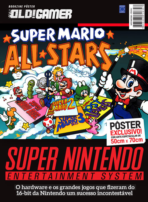 Bookzine Pôster OLD!Gamer - Super Nintendo - Arte E (Sem dobras)
