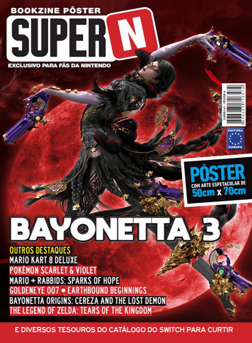 Reino Unido: Bayonetta 3 leva o bronze em uma semana forte para a Nintendo