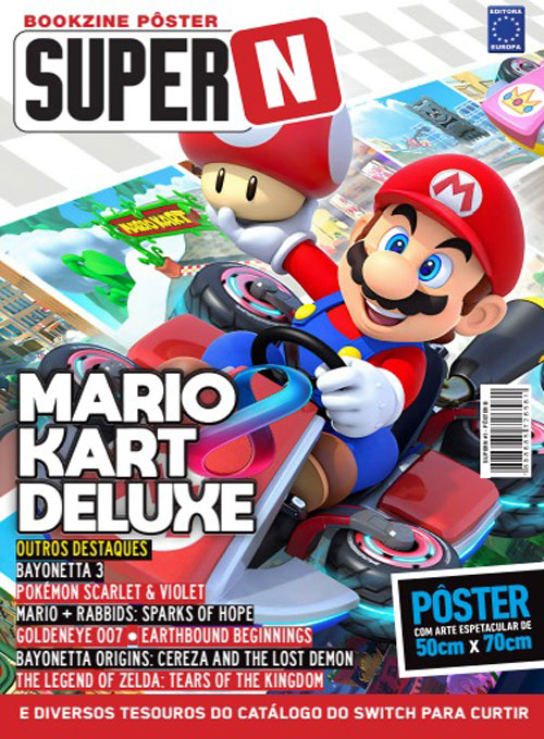 Posterzine SuperN - Pôster B - Mario Kart 8 Deluxe (Sem dobras)