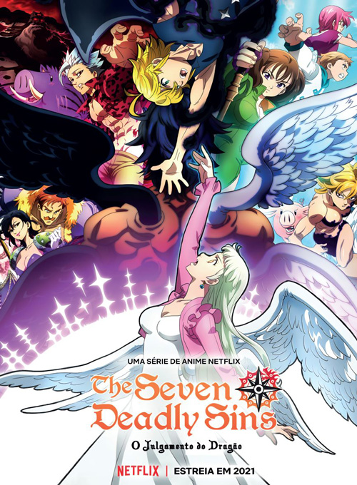 Bookzine Pôster Anime Invaders - The Seven Deadly Sins (Sem dobras)