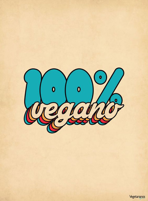 Posterzine Vegetarianos - 100% Vegano