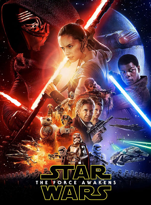 Bookzine Pôster Cinema & Séries - Star Wars: The Force Awakens (Sem dobras)