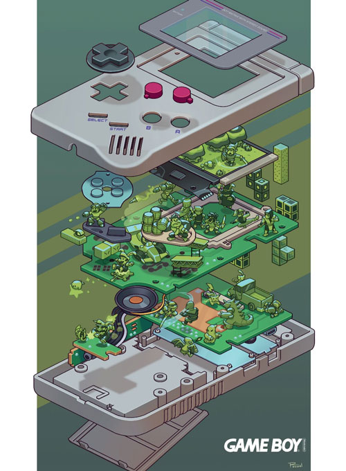 Posterzine OLD!Gamer - Raio-X - Game Boy (Sem dobras)