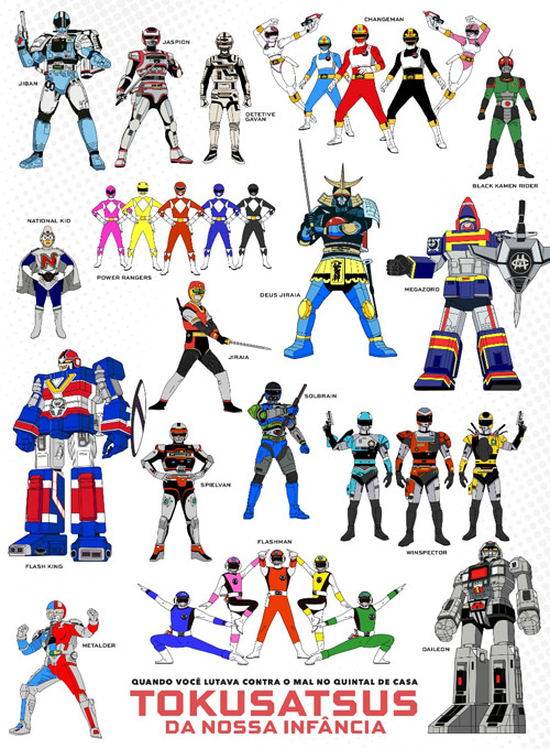 Posterzine Tokusatsus da Nossa Infância (Sem dobras)