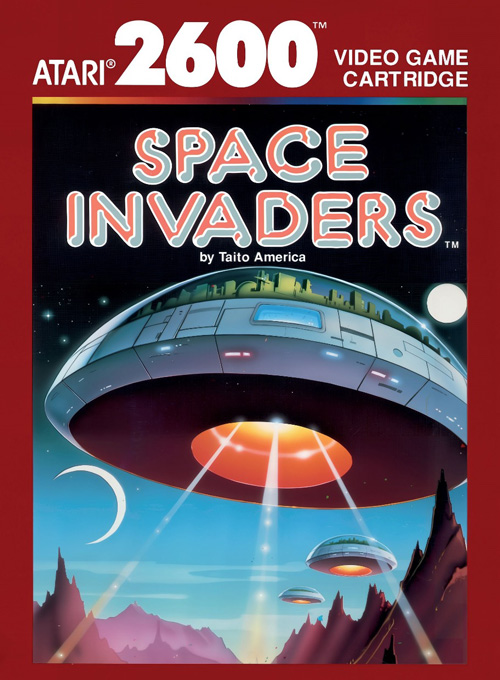 Bookzine Pôster OLD!Gamer - Atari 2600 - Space Invaders (Sem dobras)
