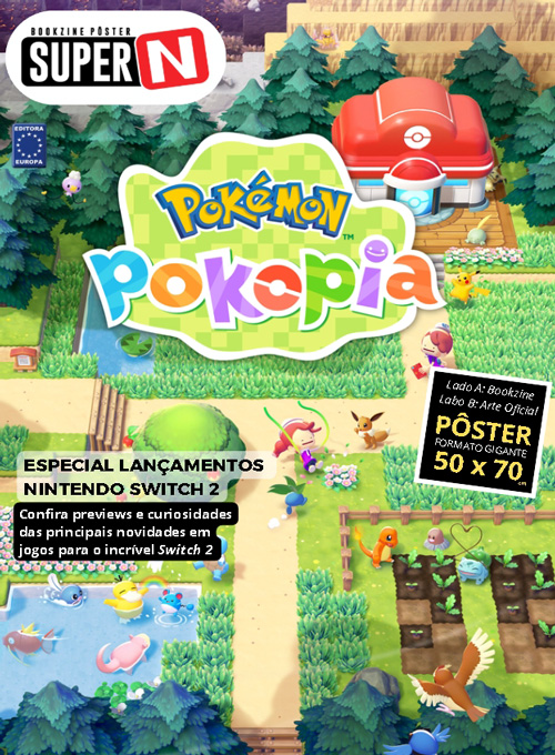 SuperN Bookzine Poster - Pokémon Pokopia (Sem dobras)