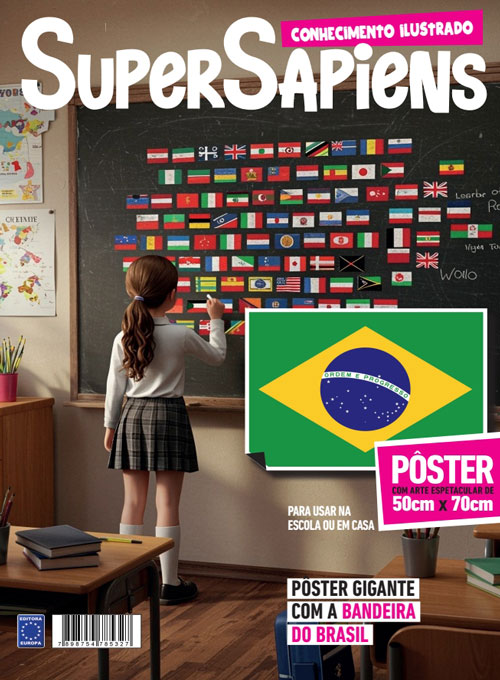 SuperSapiens - Pôster Gigante: Bandeira do Brasil (Sem dobras)
