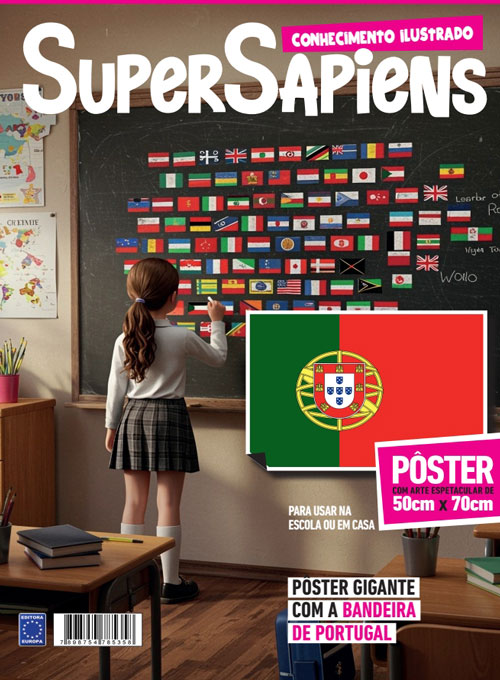 SuperSapiens - Pôster Gigante: Bandeira do Portugal (Sem dobras)