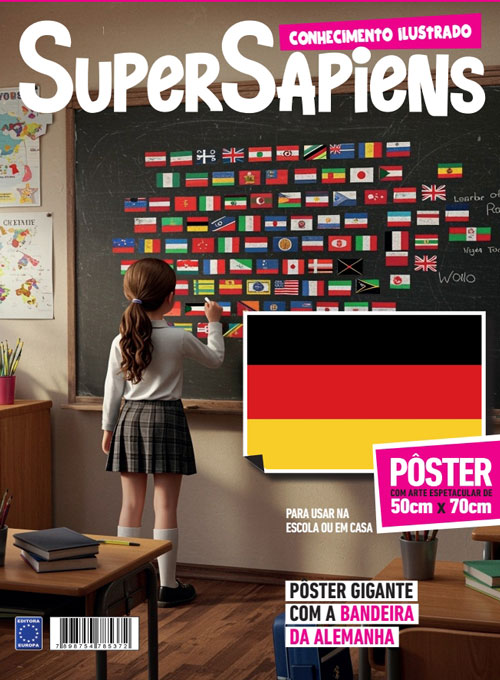 SuperSapiens - Pôster Gigante: Bandeira da Alemanha (Sem dobras)