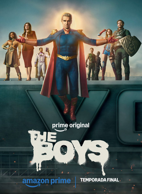 Bookzine Pôster Cinema e Séries - The Boys - Temporada Final - Capitão Pátria (Sem dobras)
