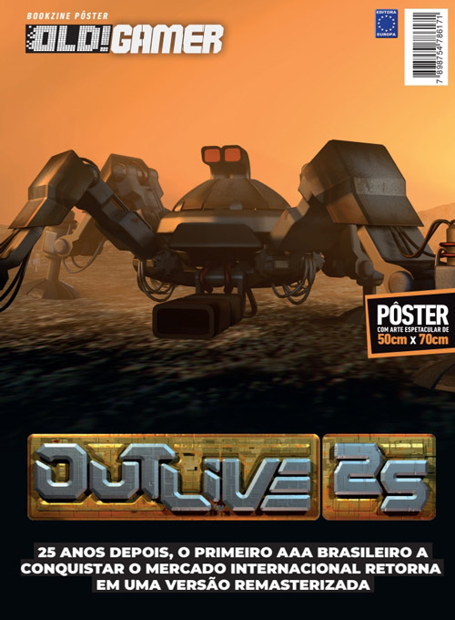 Bookzine Pôster OLD!Gamer - Outlive 25 - Arte B (Sem dobras)