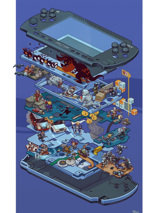 Posterzine OLD!Gamer - Raio-X - PSP (Sem dobras)