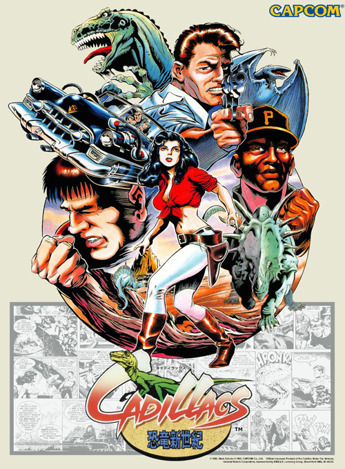 Arcade Mania Posterzine: Cadillacs Dinossaurs - Japão (Sem dobras)