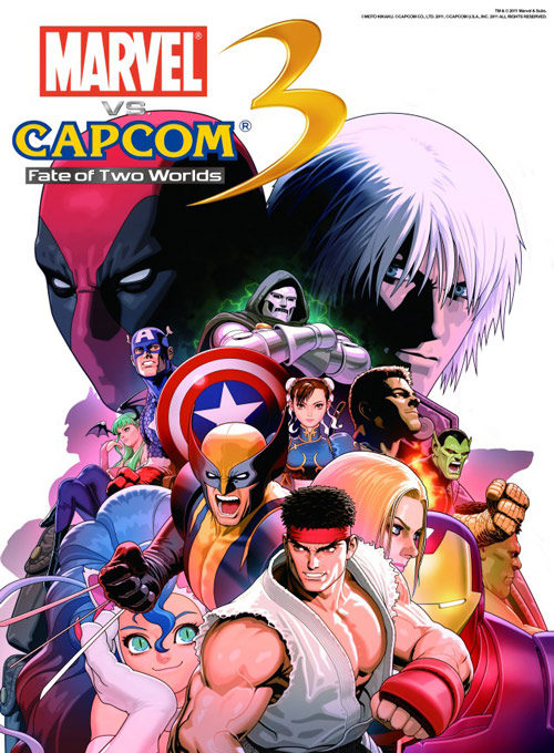 Arcade Mania Posterzine: Marvel vs Capcom - Fate of Two Worlds (Sem dobras)