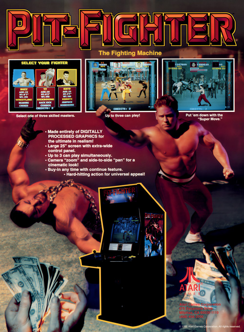 Arcade Mania Posterzine - Pit-Fighter (Sem dobras)
