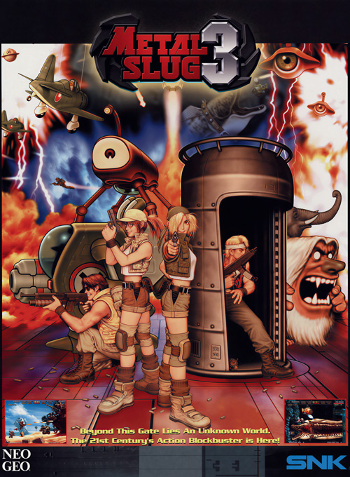 Bookzine Pôster OLD!Gamer - Metal Slug 3 (Sem dobras)