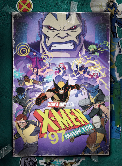 Posterzine Mundo dos Super-Heróis - X-Men 97 - Segunda Temporada (Sem dobras)