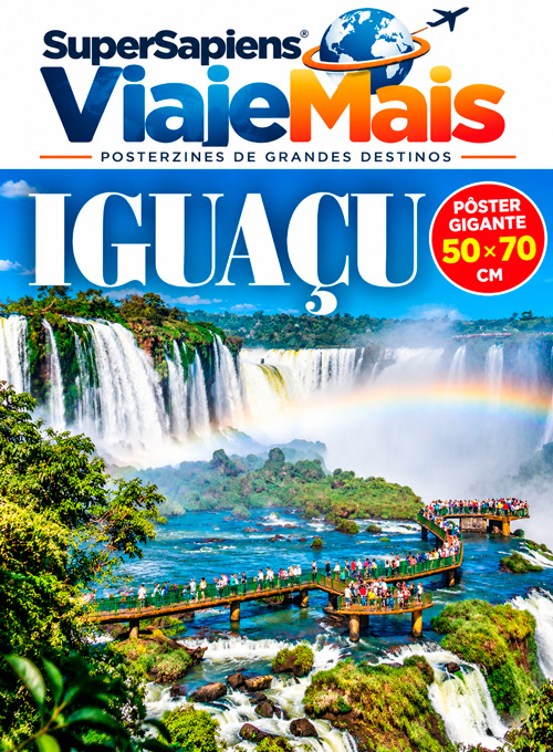 SuperSapiens Viaje Mais - Posterzine - Cataratas do Iguaçu (Sem dobras)