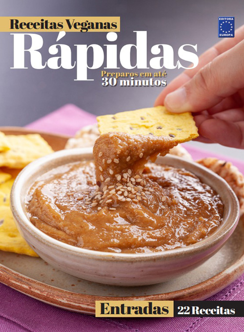 Receitas Veganas Rápidas - Entradas - 22 Receitas