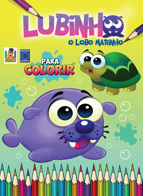 Lubinho o Lobo Marinho - Para Colorir