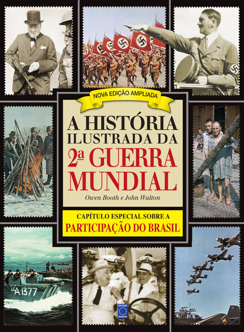 A história ilustrada da 2ª Guerra Mundial - Capa Cartonada