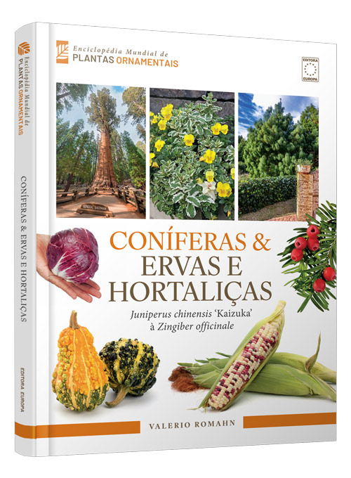 Enciclopédia Mundial de Plantas Ornamentais - Coníferas, Ervas e Hortaliças
