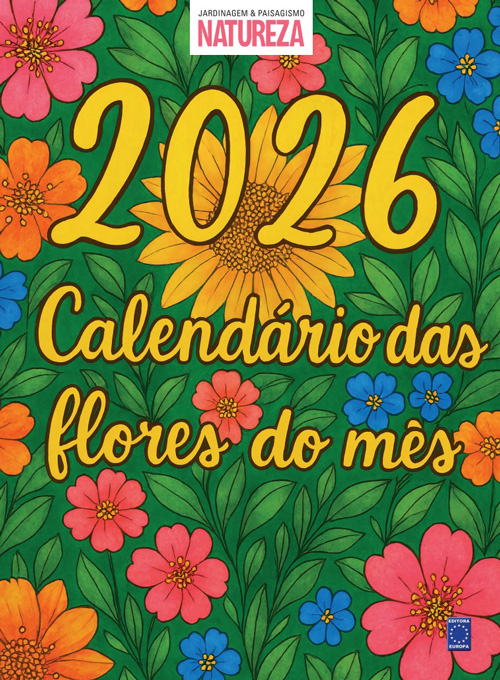Calendário 2026 das Flores – Natureza